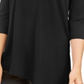 Alfani Women's Asymmetrical Cut Out Top Black Size Petite L