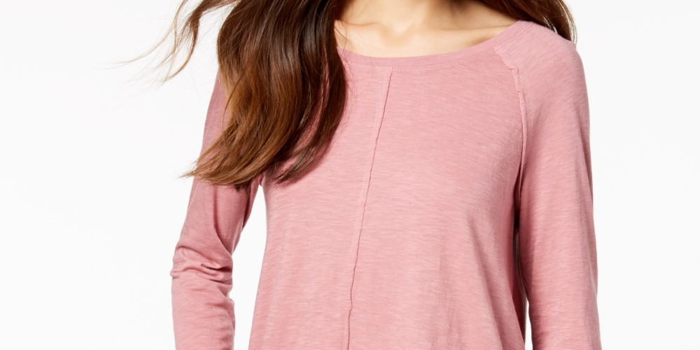करेन स्कॉट महिलाओं का प्लस साइज़ थ्री क्वार्टर स्लीव केबल स्वेटर, लाल, X-लार्ज