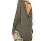 Free People Women's Shimmy Shake Top Green Size Medium