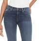 Hudson Women's Jeans Nico High Waist Chewed Hem Ankle Skinny Jeans Blue Size 28