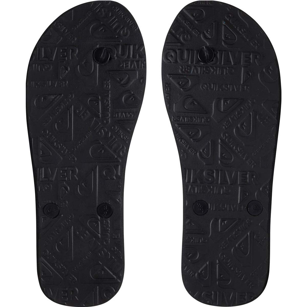 Quiksilver Men's Molokai Wordmark Flip-Flops Black Size 12