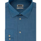 Kenneth Cole Men's Slim Fit Solid Dress Shirt Hazy Blue Size M