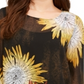 Alfani Women's Bubble Sleeve Blouse Mustard Size Petite S/M