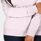 Karen Scott Women's Cable Knit Crewneck Sweater Pink Size Petite S/M