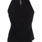 INC International Concepts Women's Illusion Halter Top Black Size Petite L