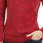 Karen Scott Women's Cotton Marled Henley Sweater Red Size XX-Large