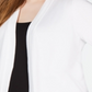 JM Collection Women's Plus Crochet Trim Cardigan White Size 0X