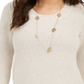 Style & Co Women's Mixed Stitch Sweater Oatmeal Size Petite XL