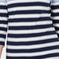 Karen Scott Women's Serena Striped Pocket Top Blue Size Petite Medium