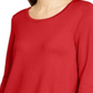 Alfani Women's Hardware SeaPullover Sweater Red Ash Size Petite XL