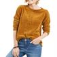 Style & Co Women's Chenille Sweater Yellow Size Petite L