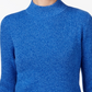 Karen Scott Women's Cotton Mock Neck Sweater Blue Size XX-Large