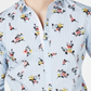 INC International Concepts Men's Floral Stripe Button Down Shirt Blue Size XXX-Large