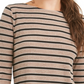 Charter Club Women's Heather Long Sleeve Top Beige Size X-Small
