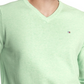 Tommy Hilfiger Men's Signature Regular-Fit Solid V-Neck Sweater Green Size XX-Large