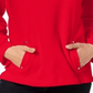 Karen Scott Women's Zip Neck Top Red Size Petite L