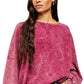 Free People 213 Tee Wine Dark Red Size Medium