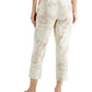 Alfani Women's Floral Pants Brown Size Medium