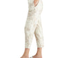 Alfani Women's Floral Pants Brown Size Medium