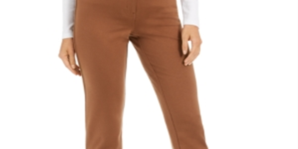 Style & Co Women's Slim Pants Brown Size 2