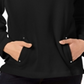Karen Scott Women's Zip Neck Top Black Size Petite L