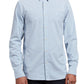 Volcom Men's Oxford Stretch Shirt Blue Size Small