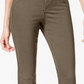 Style & Co Women's Tummy-Control Straight-Leg High-Rise Jeans Green Size 2S