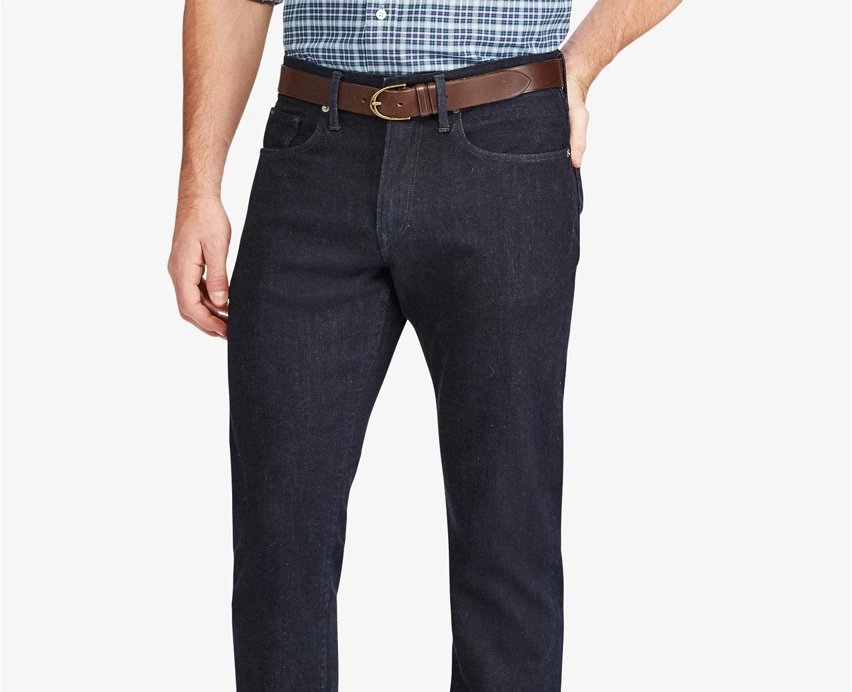 Ralph Lauren Men's Prospect Straight Stretch Jeans Navy Size 36X34