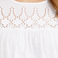 Style & Co Women's Cotton Eyelet Yoke Top White Size Small