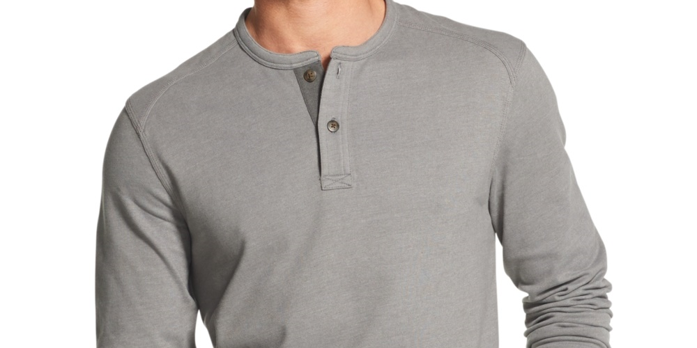 जी.एच. बास एंड कंपनी पुरुषों की हेनले शर्ट सिल्वर साइज़ एक्सएक्स-लार्ज