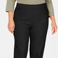 Alfred Dunner Women's Plus Size Classic Allure Tummy Control Pull-On Pants Black Size 22W