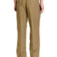 Cubavera Men's Linen-Blend Drawstring Pants Beige Size X-Large