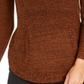 Style & Co Women's Envelope Neck Sweater Brown Size Petite L