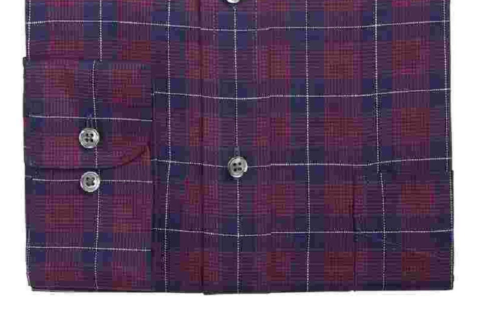 Club Room Men's Dress Shirt Button Down Performance Red Size 17