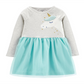 Carter's Toddler Girl's Unicorn Tutu Dress Grey Size 5T