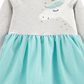 Carter's Toddler Girl's Unicorn Tutu Dress Grey Size 5T