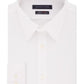 Tommy Hilfiger Men's Athletic Fit Performance Stretch Th Flex Collar Solid Dress Shirt White Size 17-36/37