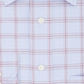 Eagle Men's Classic Regular Fit Non Iron Stretch Collar Check Dress Shirt Blue Size XL