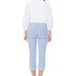 NYDJ Women's Pocketed Pinstripe Skinny Blue Jeans Size 0