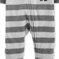 Carter's Baby Boy's Footed Fleece Husky Dog Coverall Gray Size Newborn
