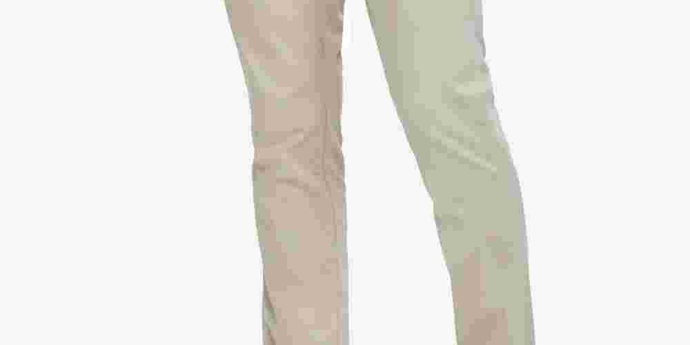 Ralph Lauren Men's Varick Slim Straight Sateen Pants Beige Size 42X32