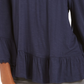 Style & Co Women's Off The Shoulder Bell Sleeve Top Blue Size XX-Large