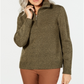 Karen Scott Women's Marled Knit Sweater Green Size Petite L