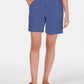 Karen Scott Women's Pull On Drawstring Shorts Blue Size Small