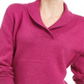 Karen Scott Women's Cotton Marled Shawl Collar Sweater Purple Size Small