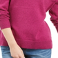 Karen Scott Women's Cotton Marled Shawl Collar Sweater Purple Size Small
