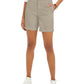 Charter Club Women's Twill Casual Shorts Beige Size 14
