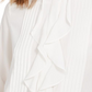 Calvin Klein Women's Long Sleeve Top White Size Petite Large