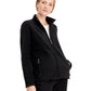 Karen Scott Women's Sport Zip Up Zeroproof Fleece Jacket Black Size Small