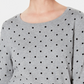 Karen Scott Women's Dot Dream Sweater Gray Size Medium